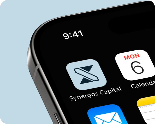 Synergos Capital app icon ensuring strong mobile brand presence