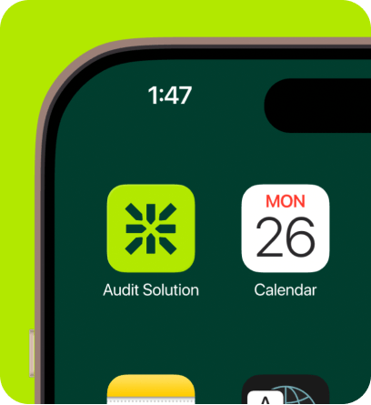 udit Solution app icon ensuring consistent digital brand identity
