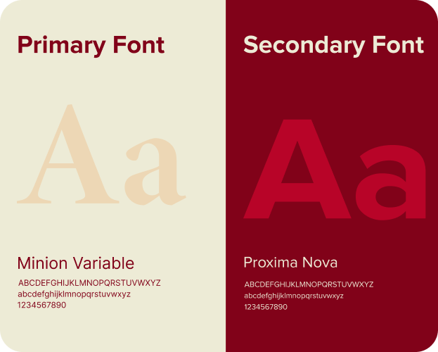 Reverie primary and secondary fonts defining elegant brand communication for a luxury jewellery label