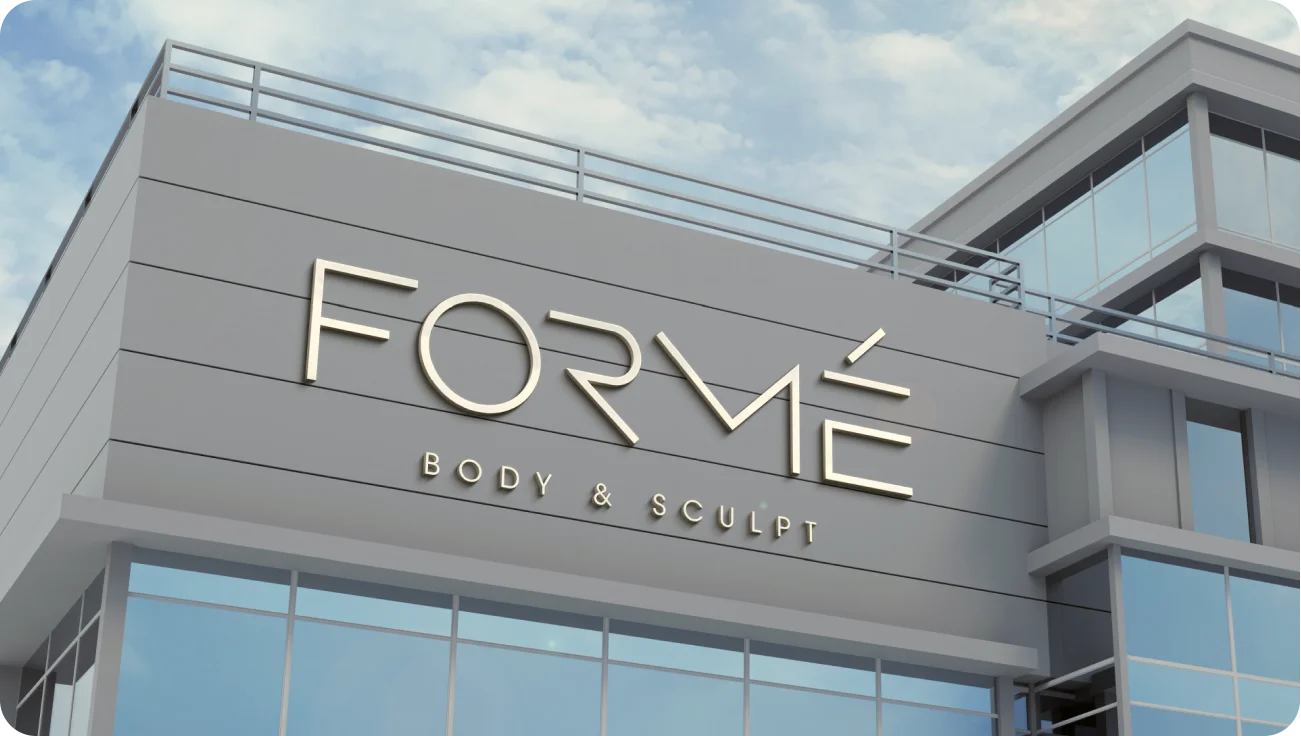Formé Body & Sculpt Brand Identity & Signage Design