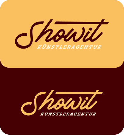Showit Künstleragentur elegant script logo empowering creators and music artists to showcase their talents
